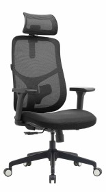 Fotel biurowy ergonomiczny obrotowy ERGONOBLE 3051 Czarny